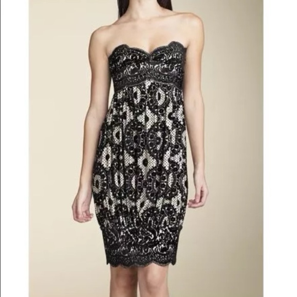 Diane Von Furstenberg Marcella Black Lace Dress 4 - Picture 1 of 7